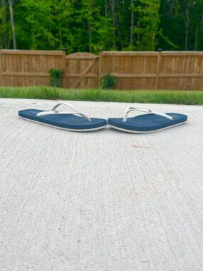 Navy Blue Cobian Flip Flops